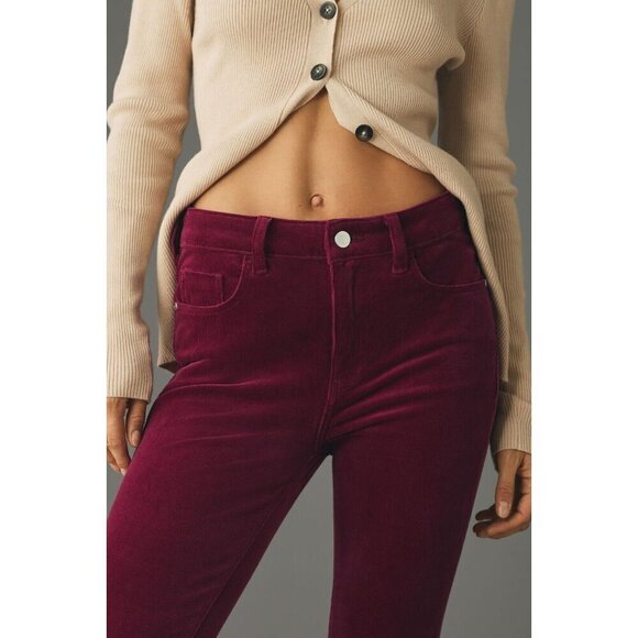Pilcro Skinny Corduroy High-Rise Jeans in Wine Size 20W - Picture 6 of 9